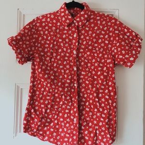 Vintage Floral Button Down - Unisex